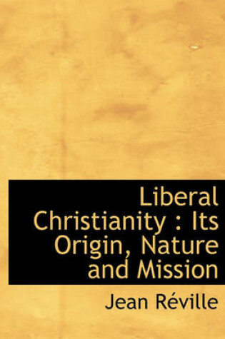 Cover of Liberal Christianity