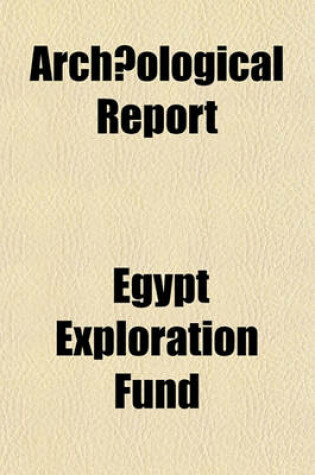 Cover of Archaeological Report