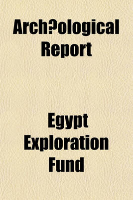 Book cover for Archaeological Report