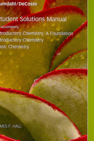 Cover of Introductory Chemistry Student Solutions Manual