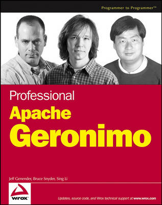 Book cover for Professional Apache Geronimo