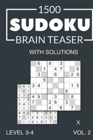 Cover of 500 Sudoku Brain Teaser Samurai with solutions