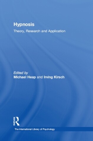 Cover of Hypnosis