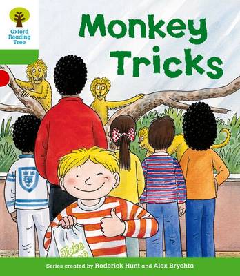 Book cover for Oxford Reading Tree: Level 2: Patterned Stories: Monkey Tricks