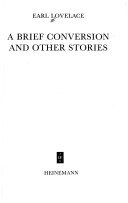 Cover of "A Brief Conversion and Other Stories