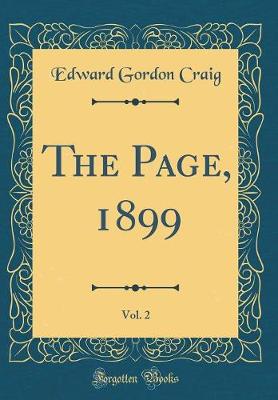 Book cover for The Page, 1899, Vol. 2 (Classic Reprint)