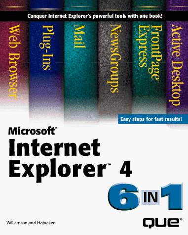 Book cover for Internet Explorer 6 in 1