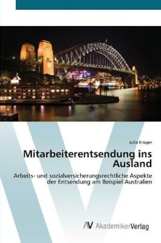 Cover of Mitarbeiterentsendung ins Ausland