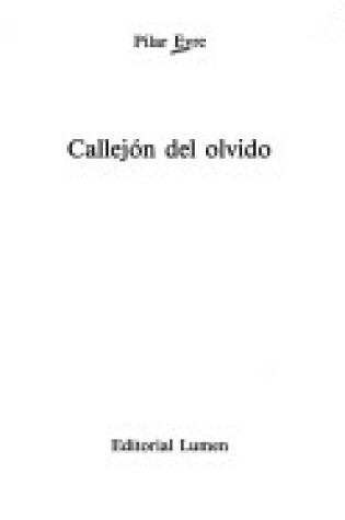 Cover of Callejon del Olvido