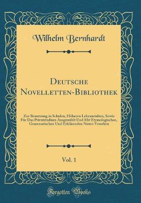 Book cover for Deutsche Novelletten-Bibliothek, Vol. 1