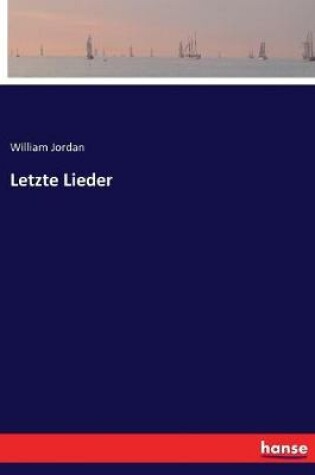 Cover of Letzte Lieder