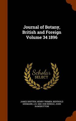 Book cover for Journal of Botany, British and Foreign Volume 34 1896