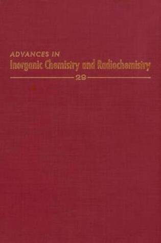 Cover of Advances in Inorganic Chemistry Vol 29