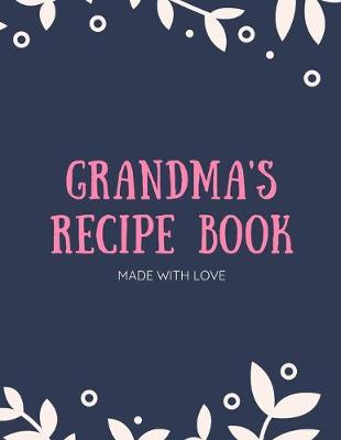 Book cover for Grandma's Recipe Book