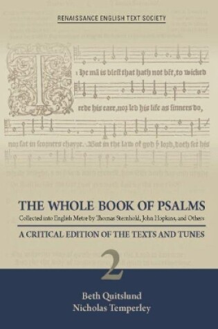 Cover of The Whole Book of Psalms Collected into English – A Critical Edition of the Texts and Tunes 2