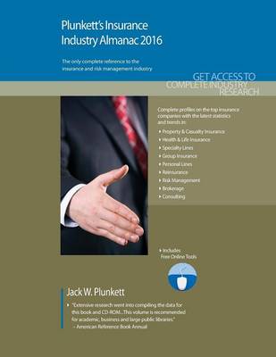Cover of Plunkett's Insurance Industry Almanac 2016