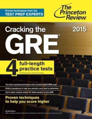 Book cover for Cracking The Gre With 4 Practice Tests, 2015 Edition