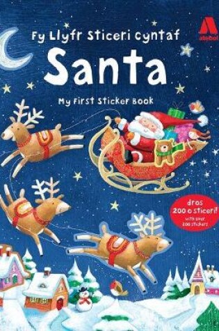 Cover of Fy Llyfr Sticeri Cyntaf Santa/My First Sticker Book Santa