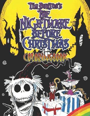 Book cover for The Nightmare Before Christmas Coloring Book