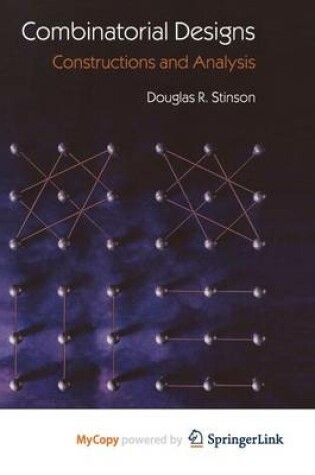 Cover of Combinatorial Designs