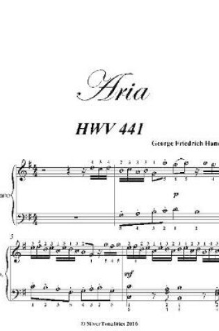 Cover of Aria Preludio Easy Piano Sheet Music