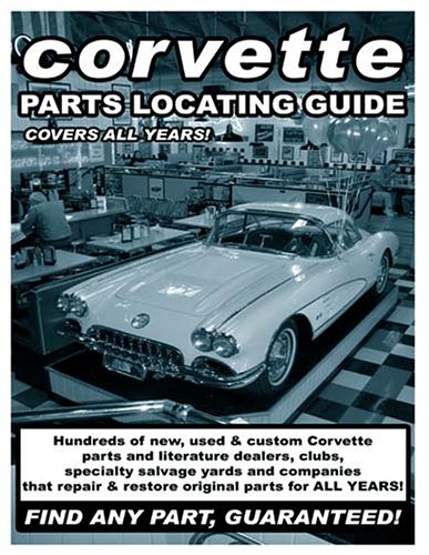 Book cover for Corvette Parts Locating Guide