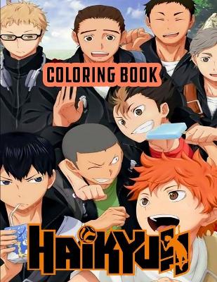 Book cover for Haikyuu Coloring Book