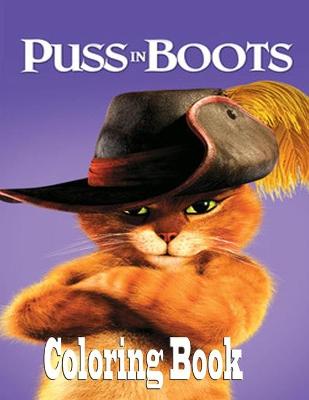 Book cover for Puss in Boots Coloring Book