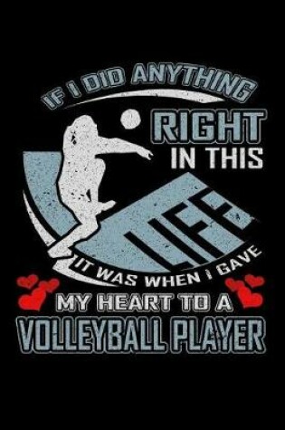 Cover of If I Did Anything Right in This Life It Was When I Gave My Heart to a Volleyball Player