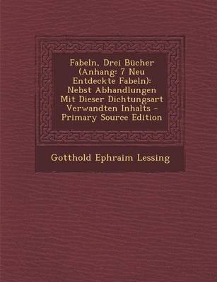 Book cover for Fabeln, Drei Bucher (Anhang