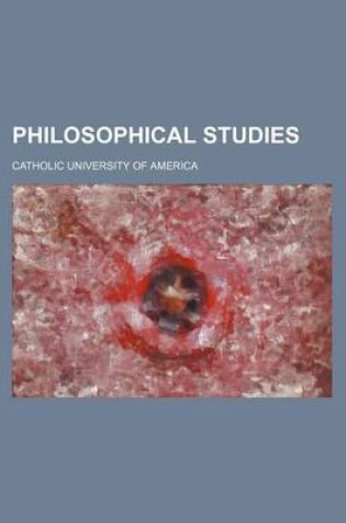 Cover of Philosophical Studies Volume 12-15