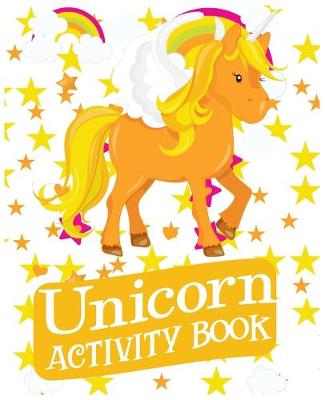 Book cover for Unicorn activity book