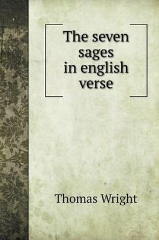 Cover of The seven sages in english verse