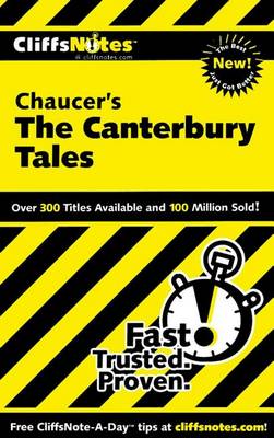 Cover of Cliffsnotes on Chaucer's the Canterbury Tales