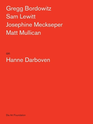 Book cover for Artists on Hanne Darboven