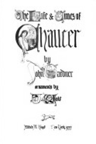 Cover of Life&times of Chaucer
