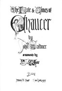 Book cover for Life&times of Chaucer