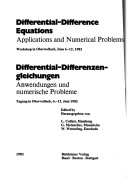 Cover of Differential-Difference Equations/Differential-Differenzengleichungen