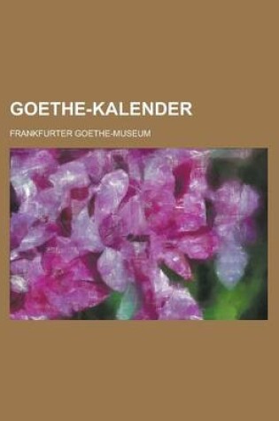 Cover of Goethe-Kalender