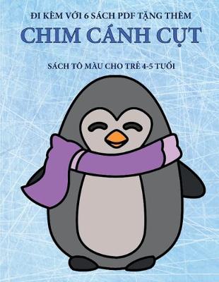 Book cover for Sach to mau cho trẻ 4-5 tuổi (Chim canh cụt)