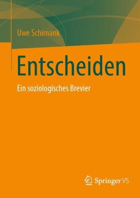 Book cover for Entscheiden