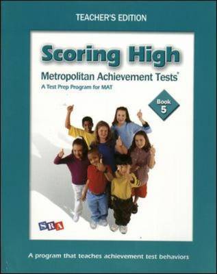 Book cover for SCORING HIGH ON MAT - TEACHER EDITION GRADE 5
