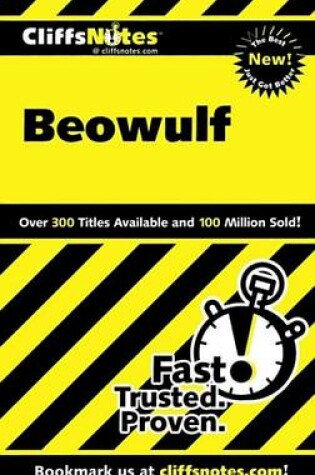 Cover of Cliffsnotes on Beowulf