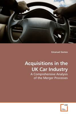 Book cover for Acquisitions in the UK Car Industry