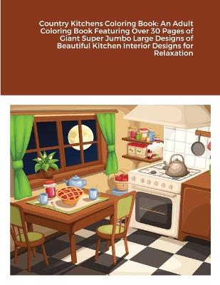 Book cover for Country Kitchens Coloring Book