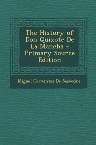 Cover of The History of Don Quixote de La Mancha