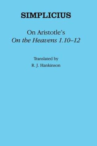 Cover of On Aristotle's "On the Heavens 1.10-12"