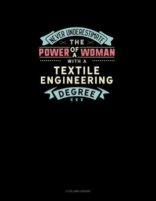 Book cover for Never Underestimate The Power Of A Woman With A Textile Engineering Degree