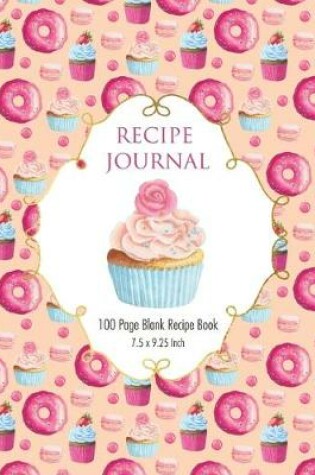 Cover of Recipe Journal - Pink Cupcake