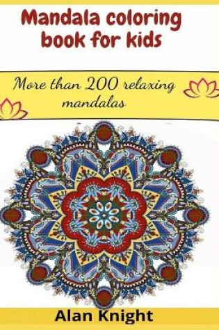 Cover of Mandala coloring book for kids